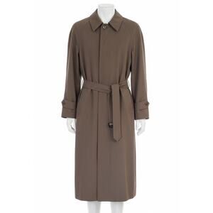 Ralph Lauren Mens 44R Brown Combo Rain Shell Wool Coat Jacket Insulated